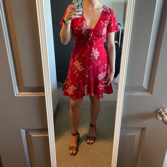 BB Dakota Hyper Bloom Printed Minidress - Picture 9 of 9